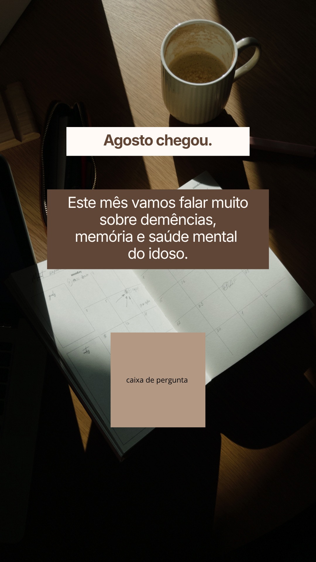 Abertura do mês + Caixinha de perguntas — imagem 1