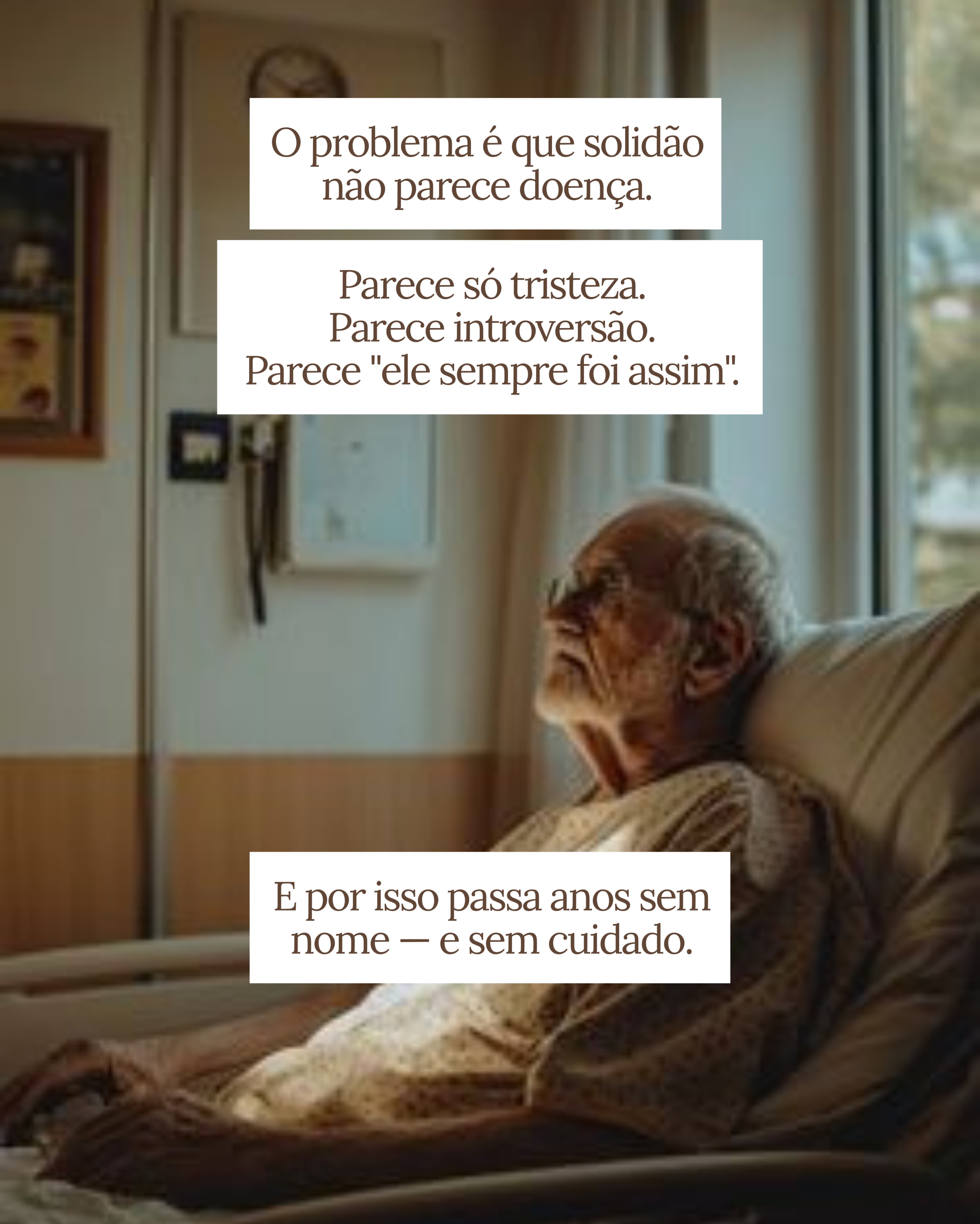Solidão mata. — imagem 3