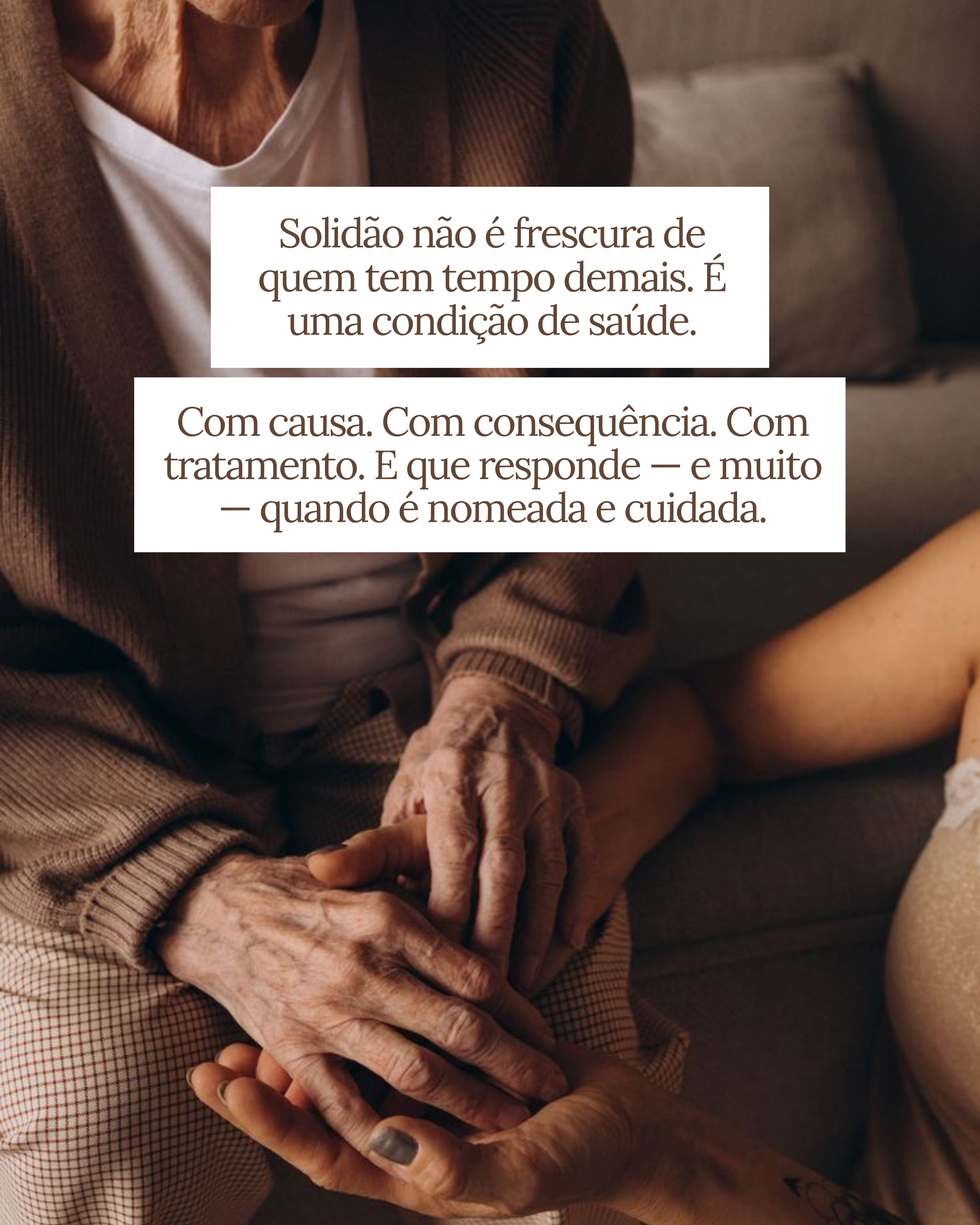 Solidão mata. — imagem 5