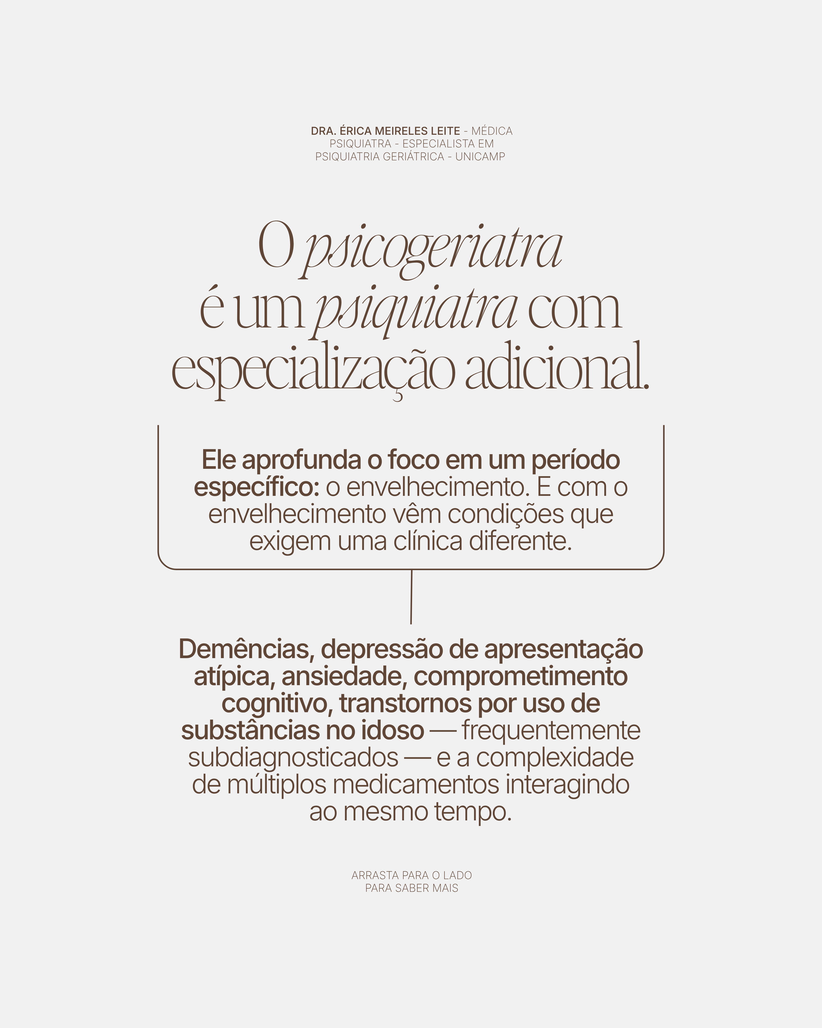 Psiquiatra vs Psicogeriatra — o paralelo — imagem 3
